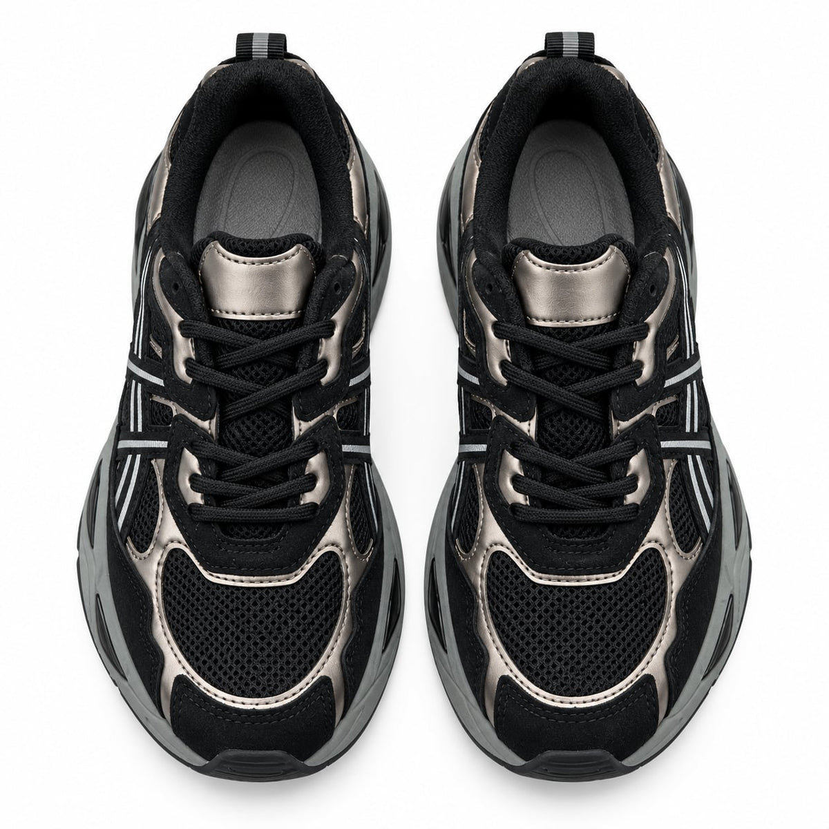 Zapatilla Metal Runner color Negro - superior