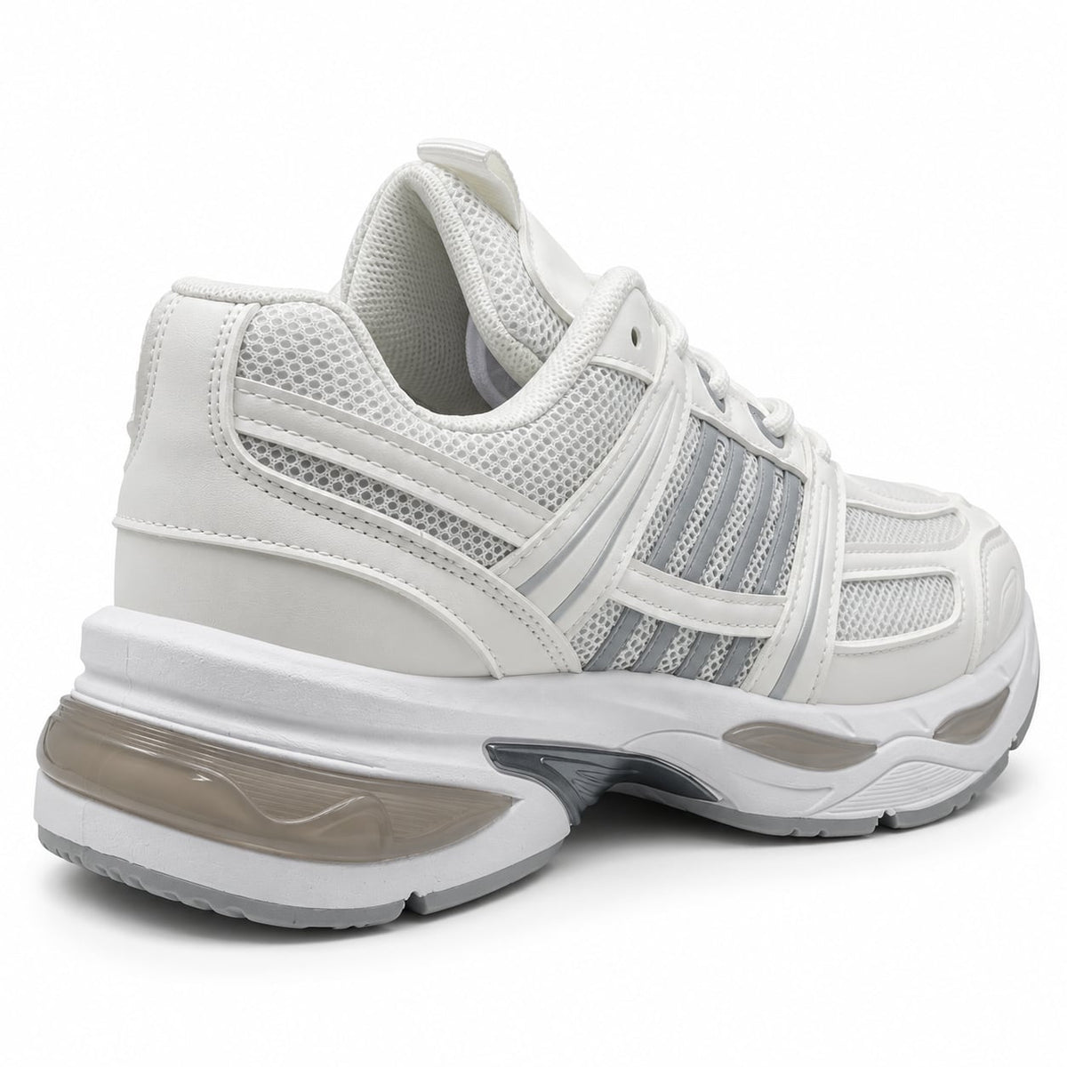 Zapatilla Retro Runner color Blanco - trasera