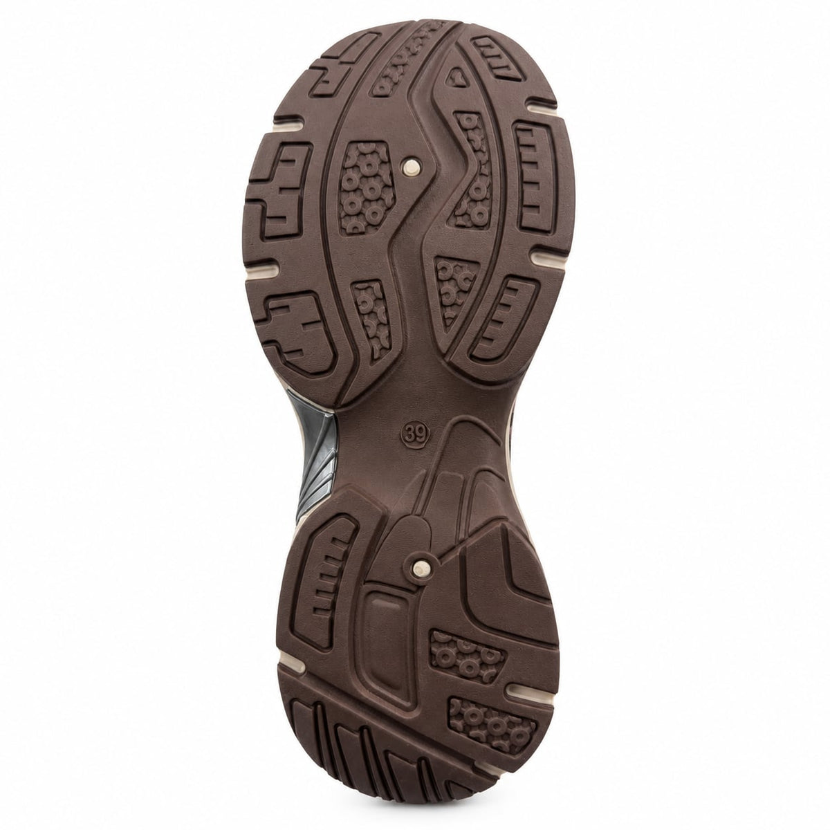 Zapatilla Retro Runner color Café - suela
