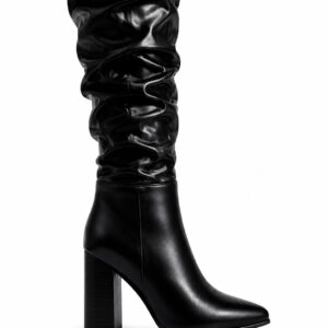 BOTA TACO ECO CUERO ARRUGADA