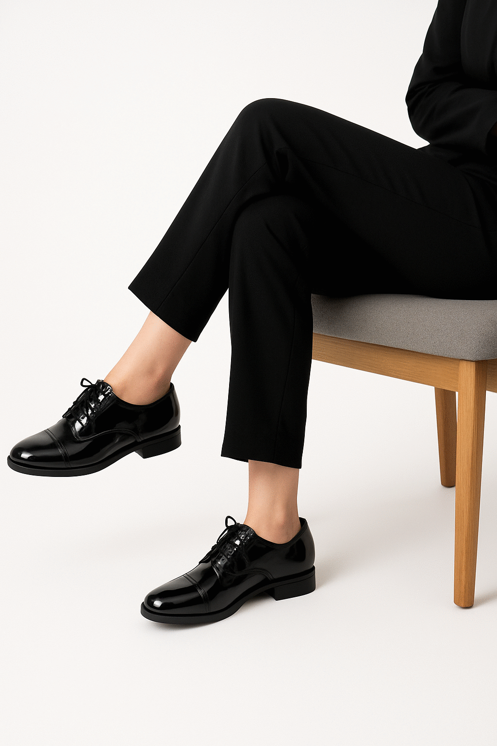 Mocasín Clásico Charol Zapato Mujer Casual