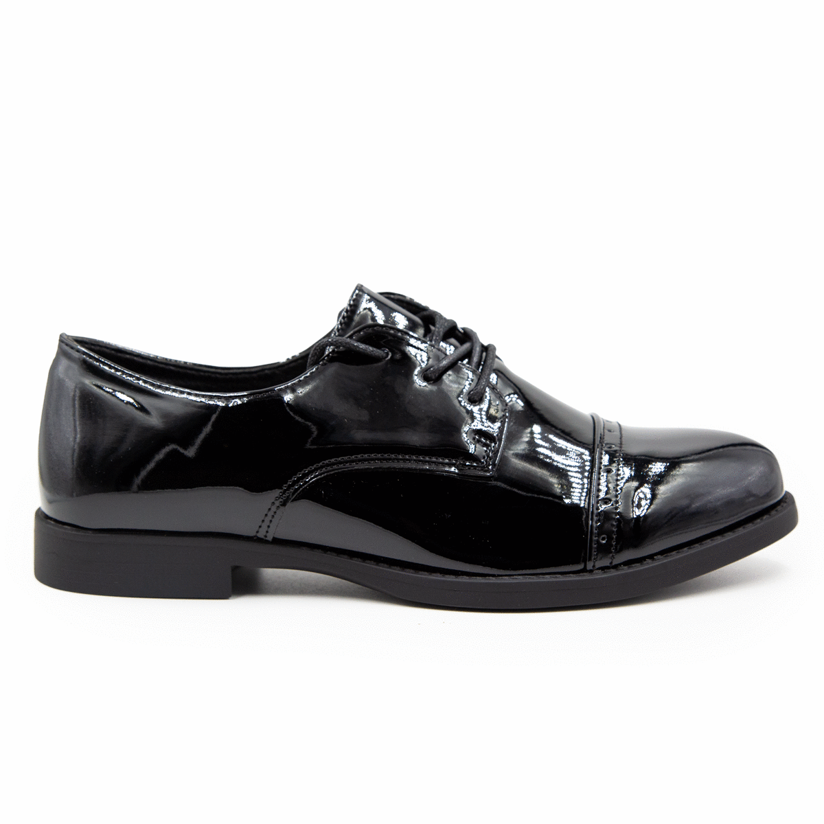 Mocasín Clásico Charol Zapato Mujer Casual