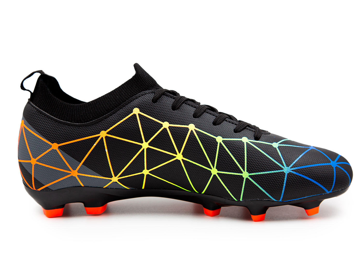 Zapato Futbol Profesional Adulto Cuello Elastico Tacos Fijos