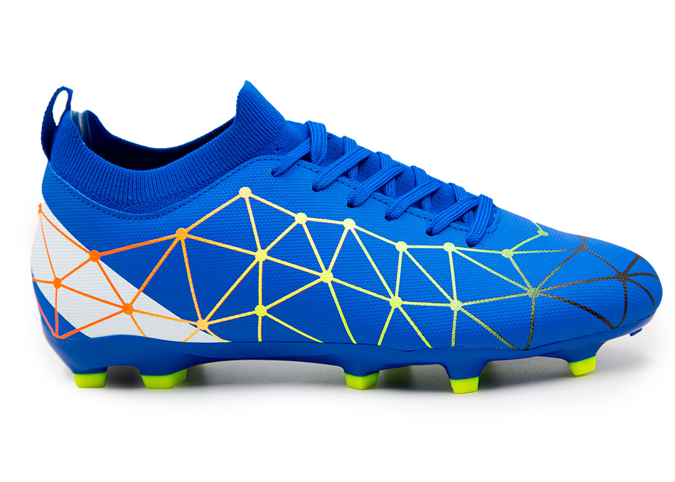 Zapato Futbol Profesional Adulto Cuello Elastico Tacos Fijos