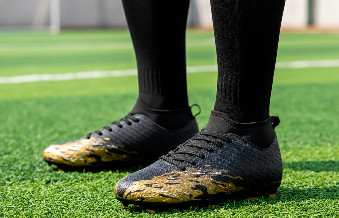 Zapato Futbol Con Toperoles Profesional Con Cuello Elastico